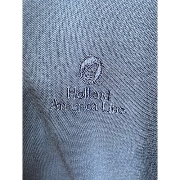 Holland America Line Navy Polo Shirt Size Large - Picture 4 of 4
